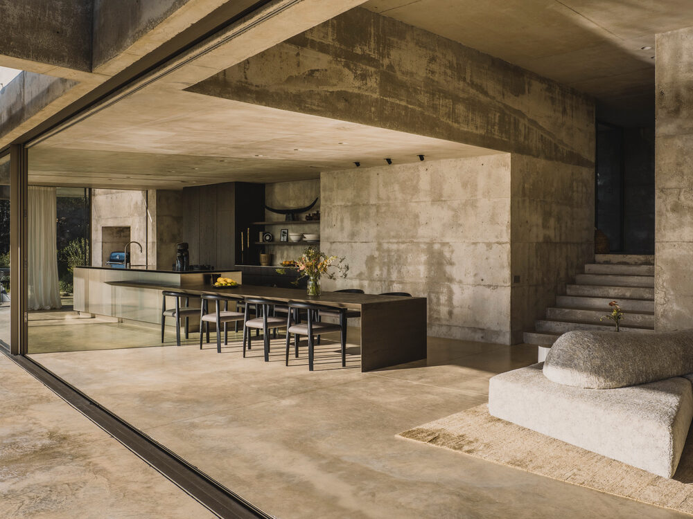 Villa Kobalt — terrasse et passage extérieur