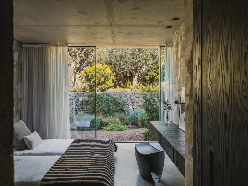 Suite parentale avec vue jardin, Villa Kobalt